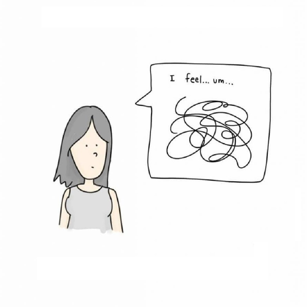 Picture of inability to express emotions 